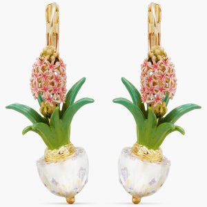 Les N&eacute;r&eacute;ides'n hyasintti kukka korvakorut