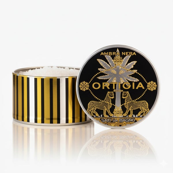 Ortigian Ambra Nera kylpysuola 500g